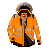 Parka d'hiver haute visibilité PW3 Orange/Noir image
