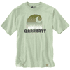 T-shirt de travail en coton à manches courtes logo Carhartt® poitrine - Vert image 0