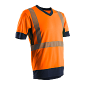 T-shirt de travail manches courtes haute visibilité KOMO - Orange Fluo image
