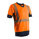 T-shirt de travail manches courtes haute visibilité KOMO - Orange FLuo image