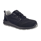 Chaussures de sécurité basses Wire Lace Safety Trainer Knit S1P Noir/Gris image