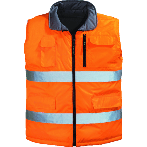 Gilet de sécurité adulte COVERGUARD orange - Auto5