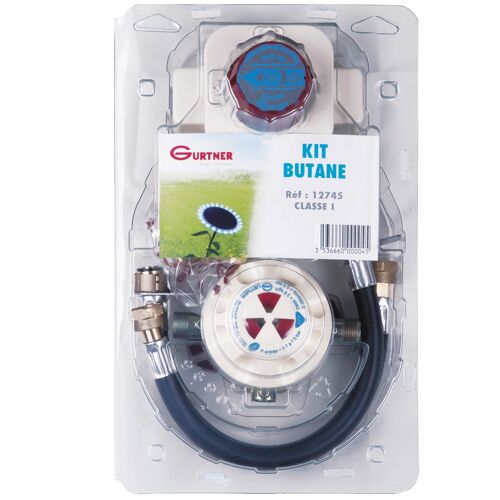 Kit butane 2 bouteilles - détendeur inverseur limiteur image