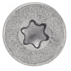 Vis à métaux tête fraisée six lobes - Inox A2 image 2