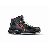 Chaussures de sécurité hautes STING S3S CI FO SR - Noir/Rouge image