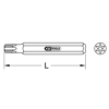 Embouts de vissage TORX® percé CLASSIC, L.75 mm image 1