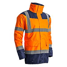 Parka de travail d'hiver haute visibilité KETA - Orange FLuo image