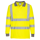 Lot de 6 Polos Eco Haute Visibilité l/s Jaune image