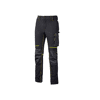 Pantalon de travail Stretch multipoches ATOM - Noir image 0