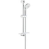 ENSEMBLE DOUCHE TEMPESTA 100 4 JETS DOUCHE 600MM + PORTE SAVON image