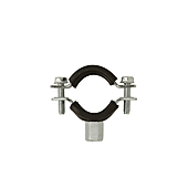 Collier double embase isophonique acier zingué M8/M10 BEMAX image