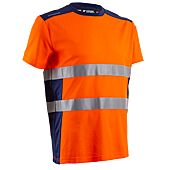 T-shirt de travail manches courtes haute visibilité NEKKI - Orange FLuo image
