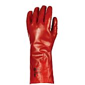 (Lot de 10) Gants Manutention rouge enduction PVC - sur support tricot - 36 cm image