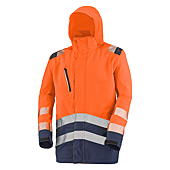 PARKA ERWIN PI ORANGE FLUO/NAVY image