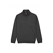 Sweat de travail demi-zippé TAUTRA - Gris meteorite image