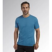 T-shirt de travail manches courtes ATONY ORGANIC - Bleu image