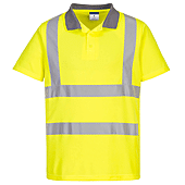 Lot de 6 Polos Eco Haute Visibilité Jaune image