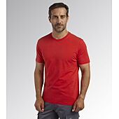 T-shirt de travail manches courtes ATONY ORGANIC - Rouge image