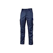 Pantalon de travail cargo CRAZY - Bleu image