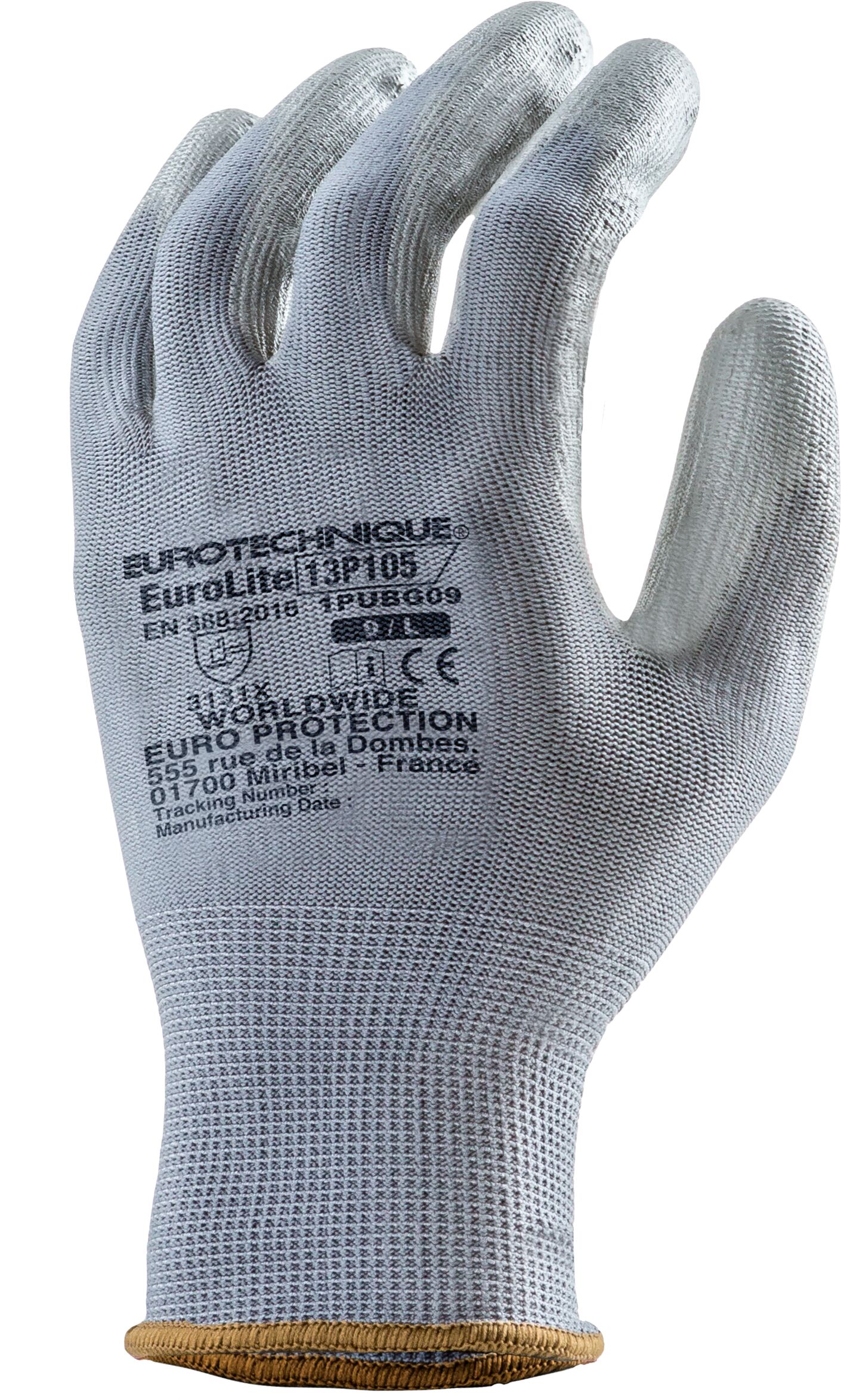 Produits de sécurité Zenith Doublure de gant thermique, Polyester, Calibre  13, Grand