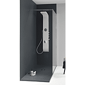 Receveur Ancodesign texture pierre - blanc - ep 3cm avec bonde de ⌀90 image