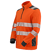 SWEAT FLUO SAFE XP ORANGE FLUO/GRIS CHARCOAL image