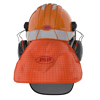 Casque de travail forestier avec couvre-gorge et cape solaire EVOGuard M3 image 2