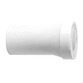 PIPE WC RIGIDE DROITE L160 SORTIE CUV. à85 A 107 RACCORD FEM A COLLER image