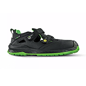 Chaussures de sécurité basses BROOK UK ESD S1P SRC - Noir/Vert image