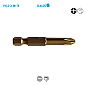Boite de 15 embouts de vissage série longue 1/4'' - PHILLIPS® titane Classic image