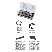 Assortiment de clavettes, circlips et chevilles, 295 pcs image