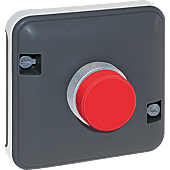 Voyant rouge composable gris IP55 - OXXO image