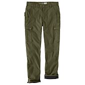 Pantalon de travail Cargo stretch FLEECE LINED - Vert Militaire image