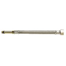 Flexible Tressé Inox M10x1 - F 300mm Serie PLUS - Passage du tuyau Ø8mm avec joint image