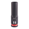 DOUILLE SHOCKWAVE 3/8" HEX LONGUE Long. Totale 65 IMPACT SOCKET DEEP image 1