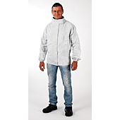 Lot de 10 - SOUDEUR Veste blanche, croûte de vachette image