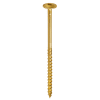 Vis à bois bichromatée - tête ronde - filetage partiel - empreinte torx - pointe anti-fendage image 0