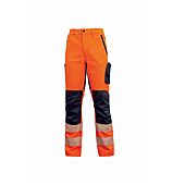Pantalon de travail stretch haute visibilité ROY - Orange Fluo image