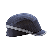 Lot de 10 - Casquette anti-heurt aérée coton/mesh - Marine Visière 3CM image