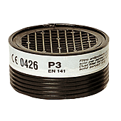 Boite de 8 Filtres P3 - Poussière toxique - pas vis spécifique - pour EURMASK UNO/DUO image