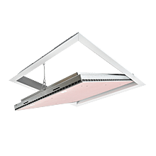 Trappe coupe-feu 30min (1/2h) pour plafond - pose en applique image