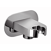 Support douchette prise d'eau mural mural cylindre 1/2''male mal image