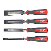 SET DE 4 CISEAUX À BOIS 6, 12, 19, 25 MM BEVELED EDGE CHISELS SET 4PC image