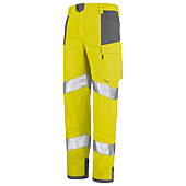 PANTALON IRIS PI JAUNE FLUO / GRIS MINERAL image