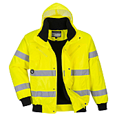Blouson Bomber HiVis 3 en 1 Jaune image