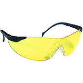 Lot de 10 - Lunettes de protection STYLUX branches nylon/polycarb. bleu - jaune AR image