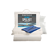 Lot de 3 Kit absorbants 50 litres pour hydrocarbures Blanc image