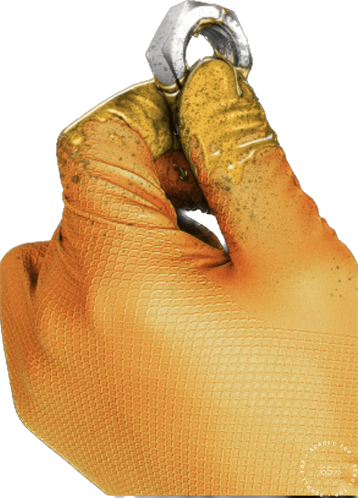 QSP Grippaz gants mécanique Orange 50 pièces XL pour Honda ✓ AKR Performance