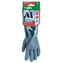 Lot de 5 - Gants PVC vert - 40 cm - Actifresh® - protection chimique image