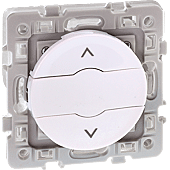 Interrupteur volets roulants 3 positions - Blanc - SQUARE RENO image